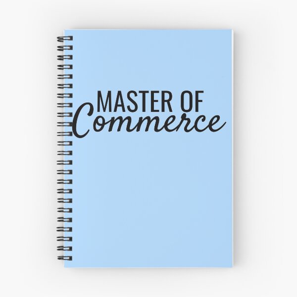 Item preview, Master of Commerce Block and Cursive University Text Design designed and sold by SarahJisri.