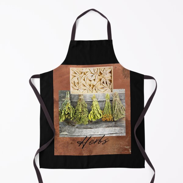 Item preview, Hanging Herbs Faux Texture Old World Style Design designed and sold by EarthArtDesigns.