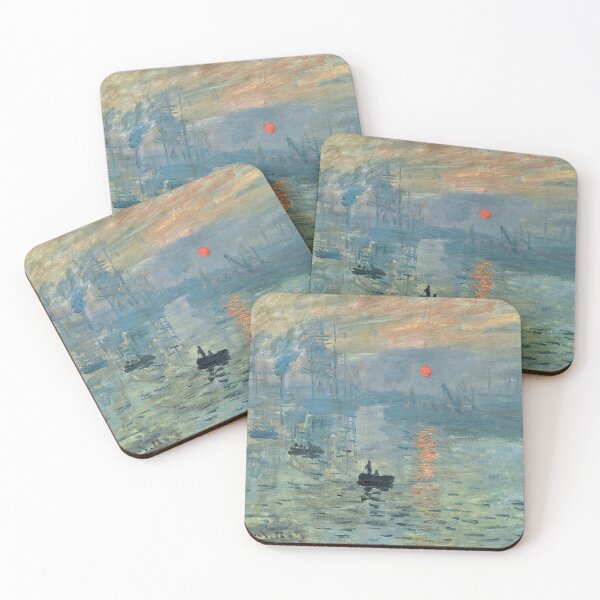 Item preview, Monet "Impression, Sunrise" designed and sold by lava-girl.