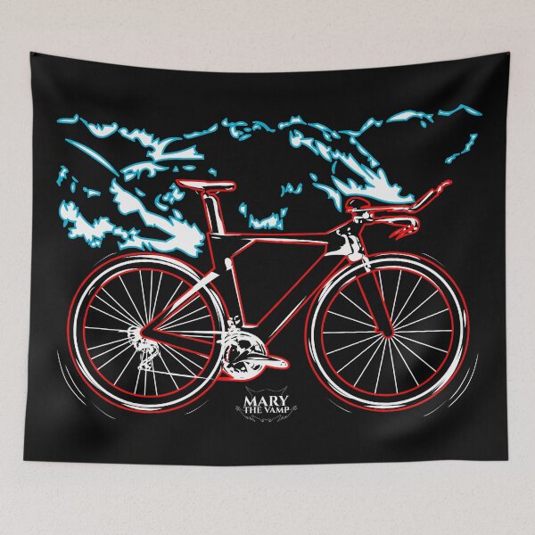 Item preview, Bicycle & Mountains designed and sold by Mary The Vamp.