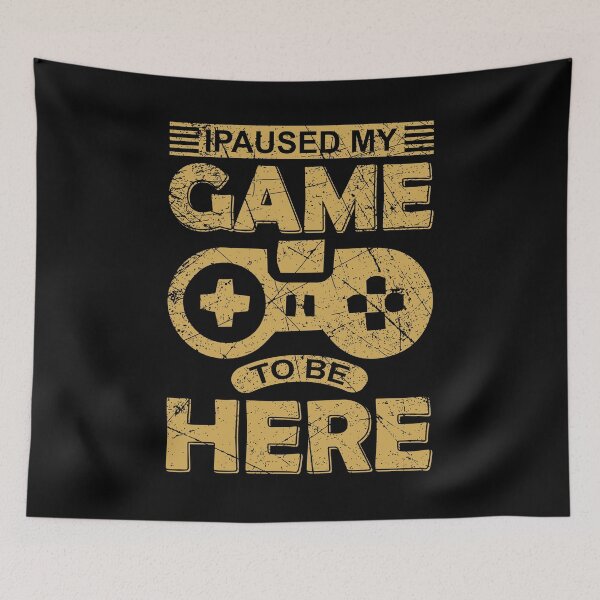 Item preview, I Paused My Game To Be Here designed and sold by UglyBoyDesign.