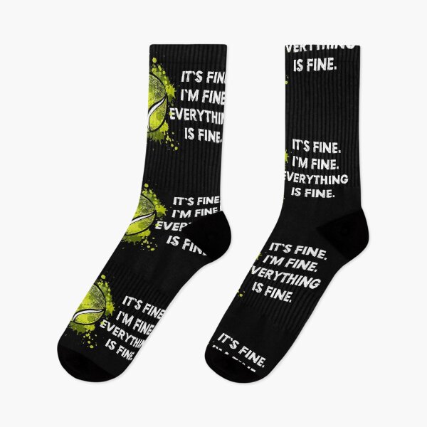 Item preview, Its Fine Im Fine Everything is Fine ~ Funny Tennis Quote designed and sold by SoccaTamam.