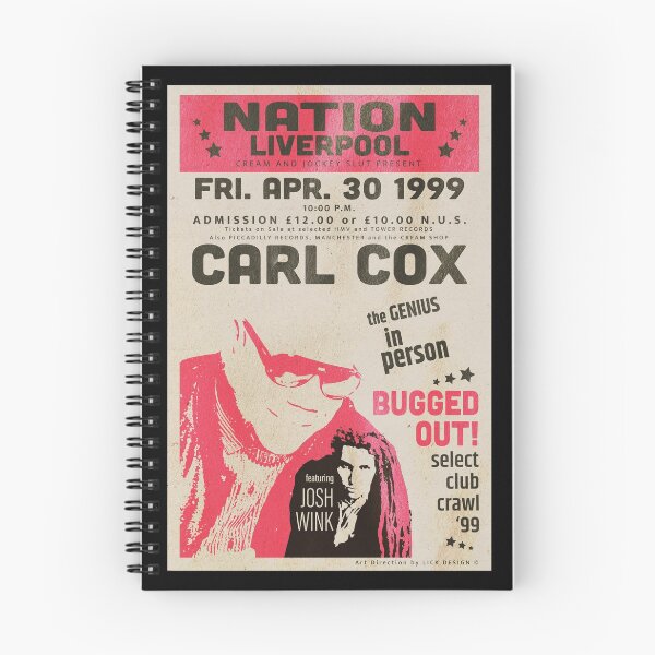 Item preview, Cream Bugged Out Carl Cox Josh Wink 1999 Poster designed and sold by Lick-Design.