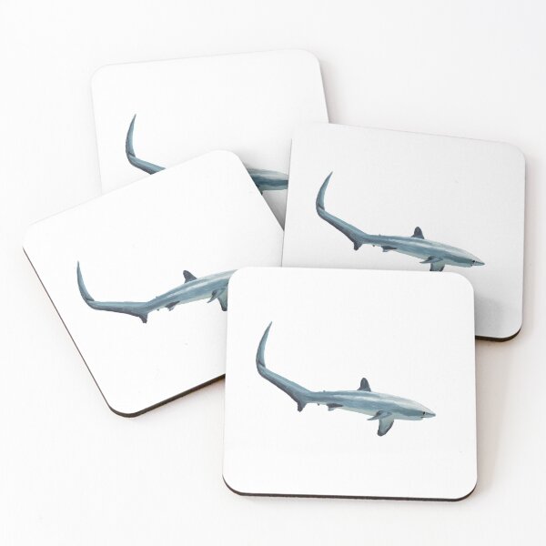 Item preview, Thresher shark illustration designed and sold by TheNewAmericana.