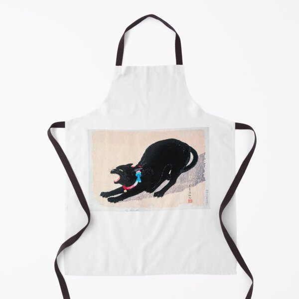 Item preview, Black Cat - Traditional Japanese Ukiyo-e Illustration designed and sold by FrostMintStudio.