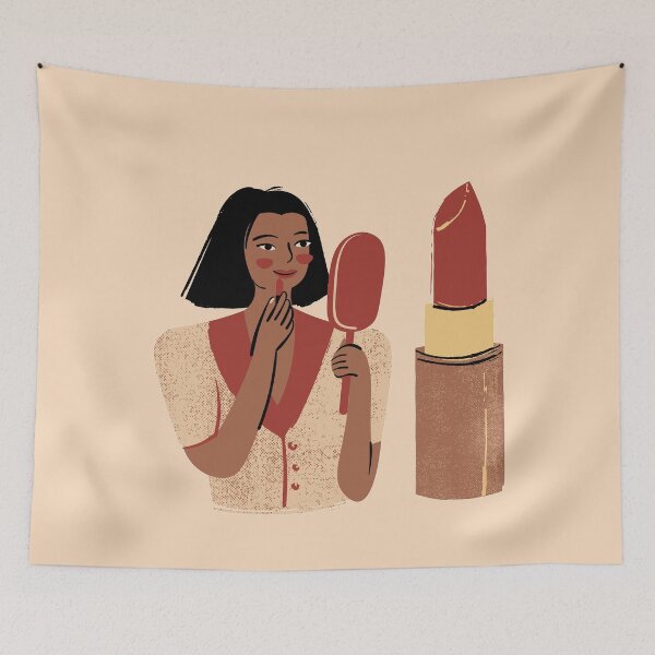 Item preview, Digital Art Red Lipstick - PHONE CASE  designed and sold by Elena González Álvarez.