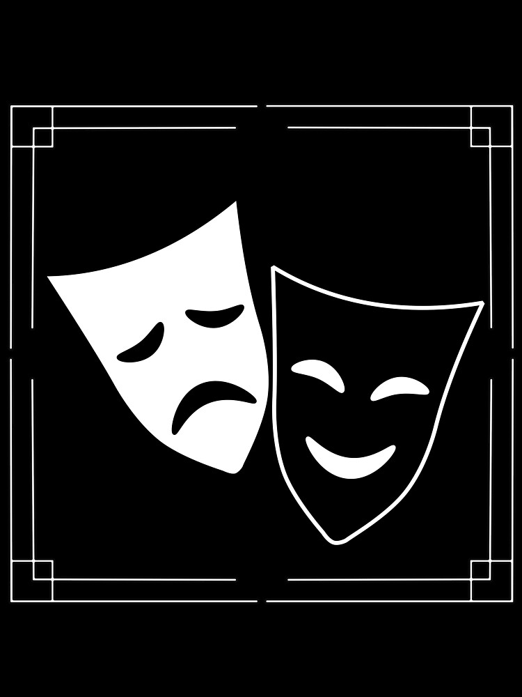 the-happy-and-sad-face-poster-for-sale-by-matthewhurt-redbubble
