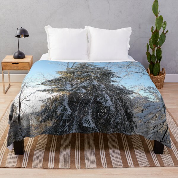 Item preview, Snowy Spruce Tree designed and sold by Bebbebuu.
