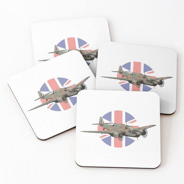 Item preview, Bristol Beaufort British WW2 Airplane with Flag designed and sold by NorseTech.