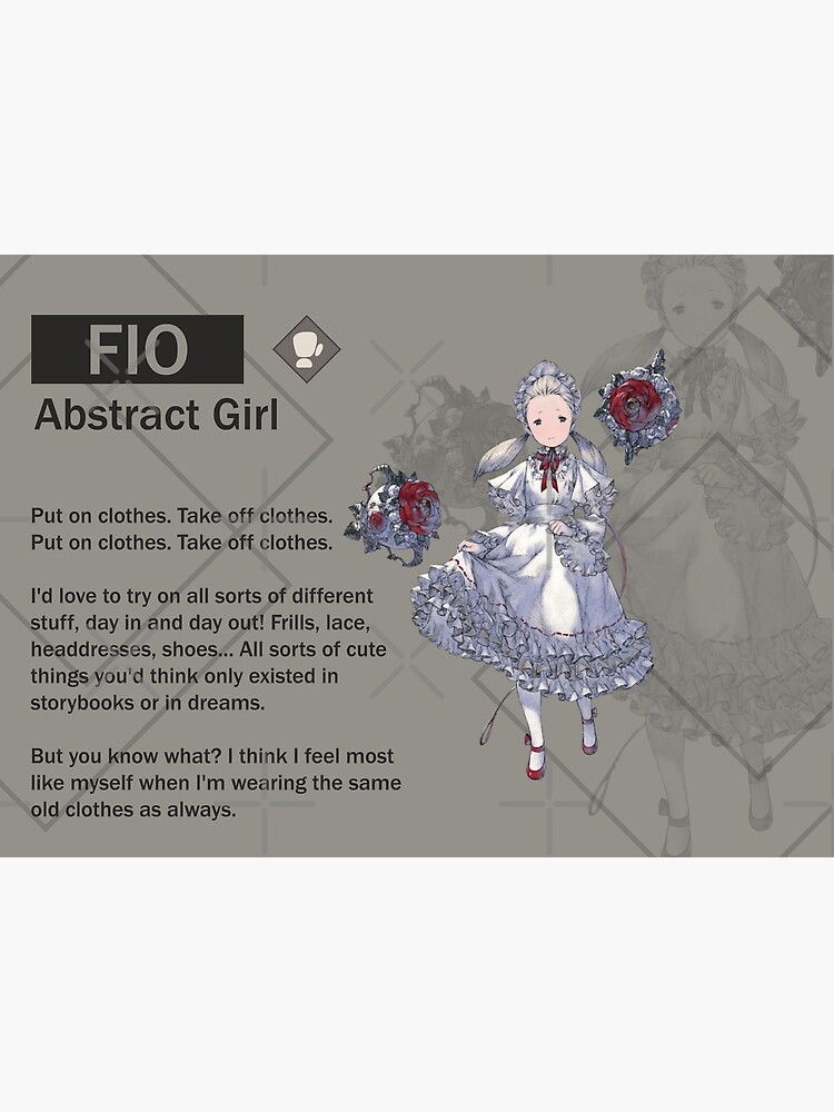 Fio - Simulacrum Girl (Nier Reincarnation) Poster by VelvetZone