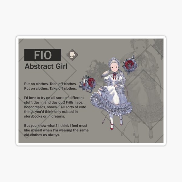 Fio - Simulacrum Girl (Nier Reincarnation) Poster by VelvetZone