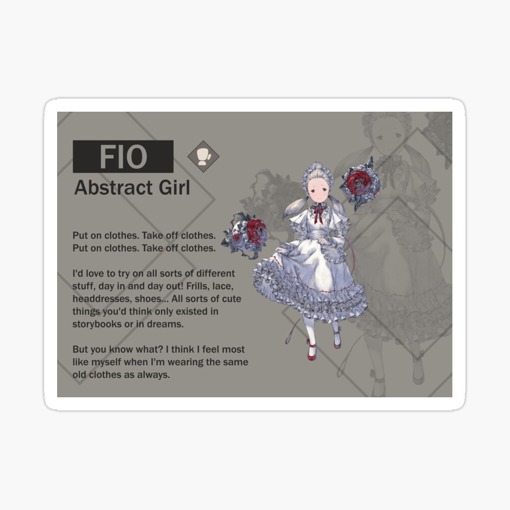 Fio, Abyssal Girl Art - NieR Reincarnation Art Gallery