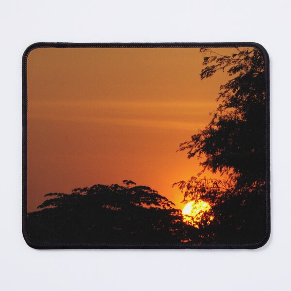 Sunset in my Village Mouse Pad