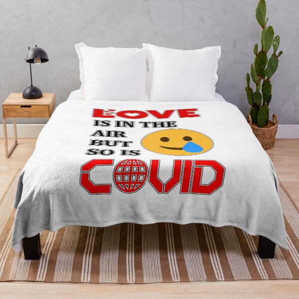 Item preview, Love Is In The Air But So Is Covid funny shirt for boyfriend, girlfriend, designed and sold by Goods-by-Jojo.