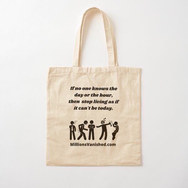 Rapture Day - Christian Cotton Tote Bag