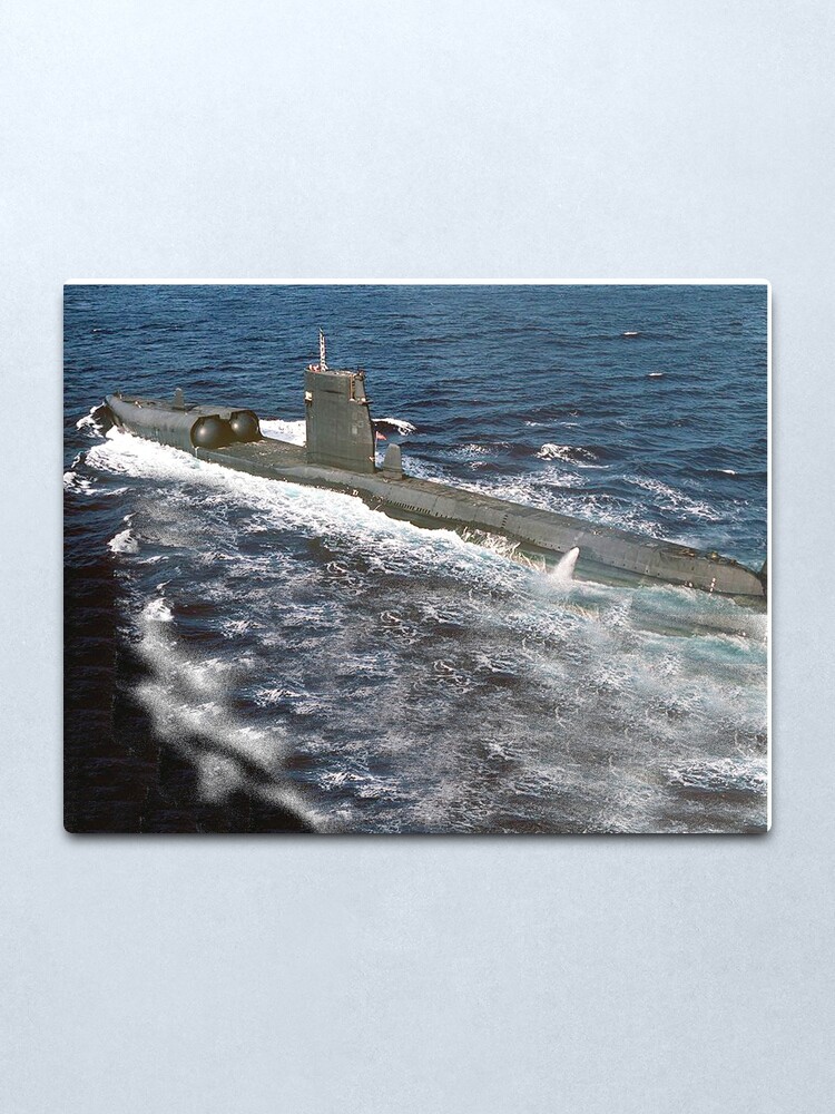 Alternate view of USS GRAYBACK (SSG-574) STORE Metal Print