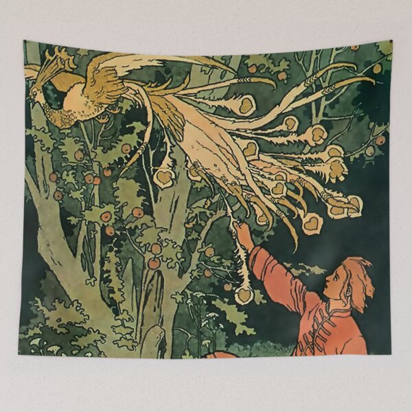 Item preview, “The Firebird” Fairytale Art by Ivan Bilibin designed and sold by PatricianneK.