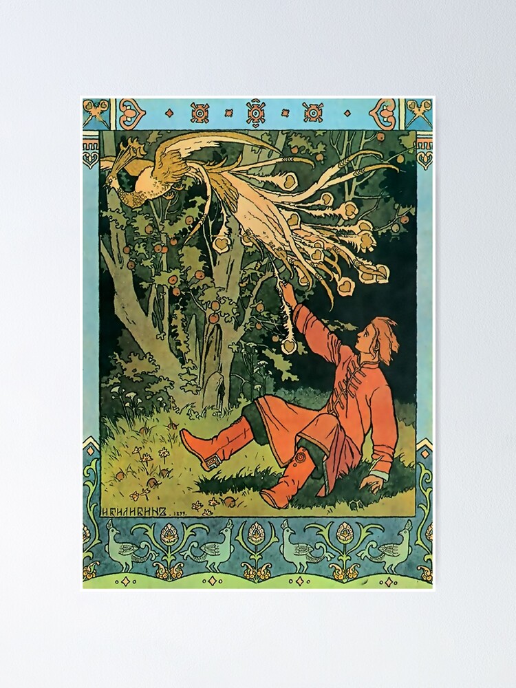 The Firebird” Fairytale Art by Ivan Bilibin