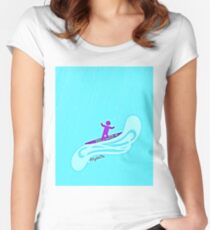 RightOn Surf Women's Fitted Scoop T-Shirt