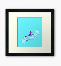 RightOn Surf Framed Print