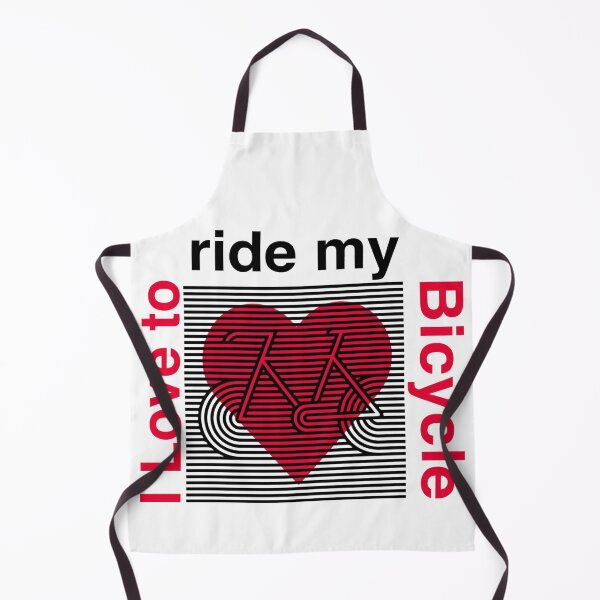 Item preview, I Love to Ride my Bicycle - Stop pollution - Can the Carbon in 2022 New Year resolutions to Change your Nature  white & red Edition designed and sold by SpArtk.
