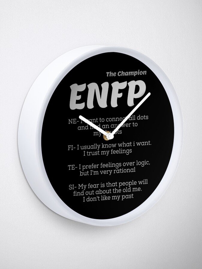 ENFP MBTI Personality Type. NE FI TE SI Spiral Notebook for Sale by  Purestuff