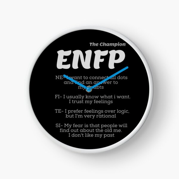 ENFP MBTI Personality Type. NE FI TE SI Spiral Notebook for Sale by  Purestuff