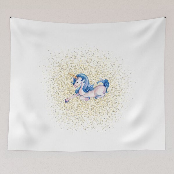 Item preview, Cute Unicorn on Golden Confetti designed and sold by HiddenPuppets.
