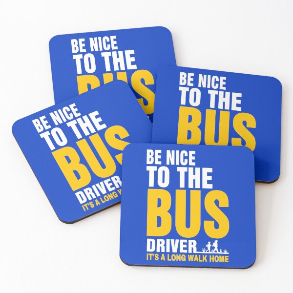 Item preview, Be Nice To The Bus Driver It's A Long Walk Home T-shirt,Funny Bus Quote School Bus Cool For Omnibus Bus Driving, designed and sold by Djikou.