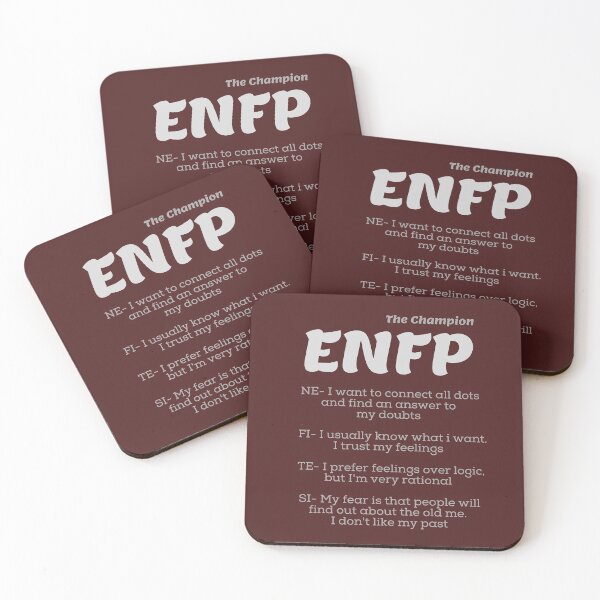 Item preview, ENFP MBTI Personality Type. NE FI TE SI designed and sold by Purestuff.