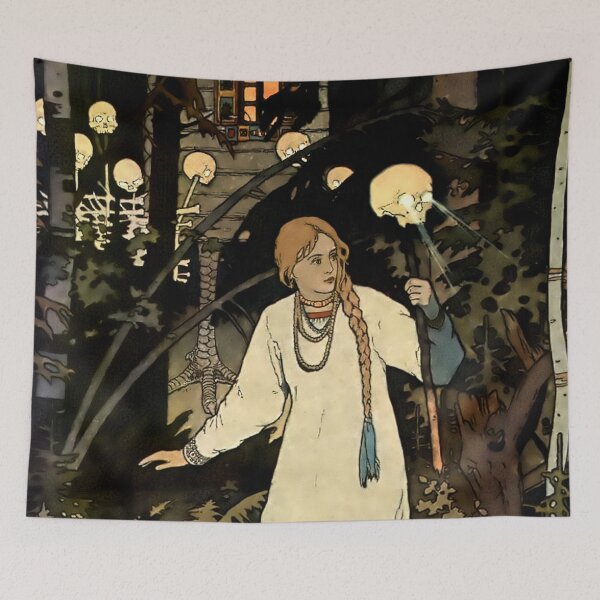 Item preview, Vasilia the Beautiful by Ivan Bilibin designed and sold by PatricianneK.