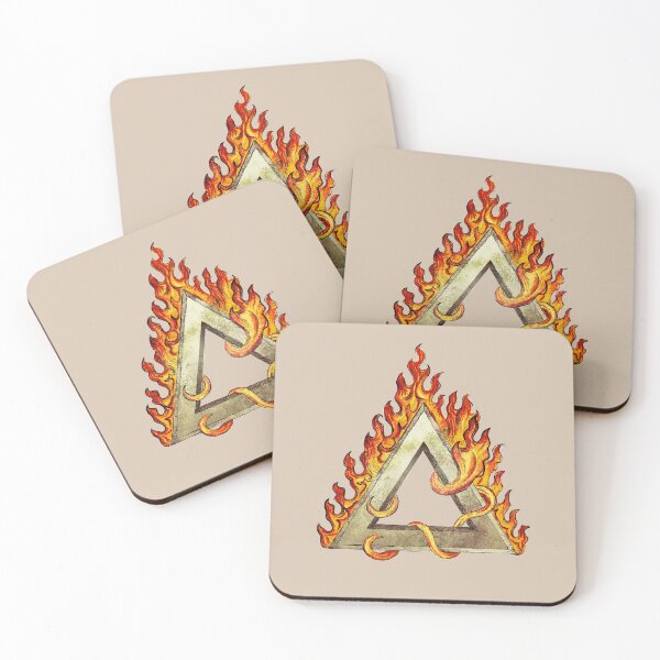 Item preview, Divine Triangle Flames designed and sold by Lidra Zehcnas.