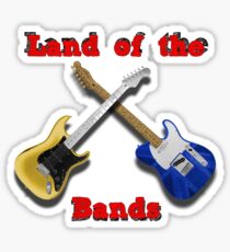 Land of the Bands Sticker