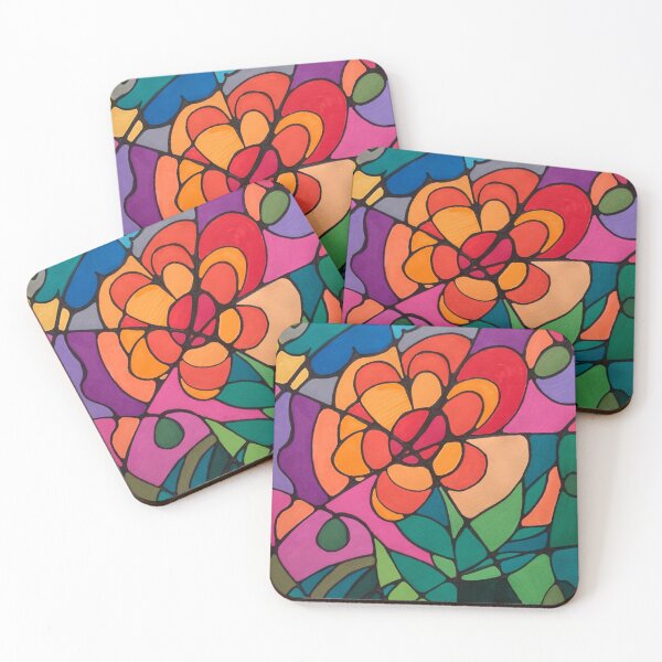 Item preview, Stained Glass Flower 1 designed and sold by Marci Brockmann.