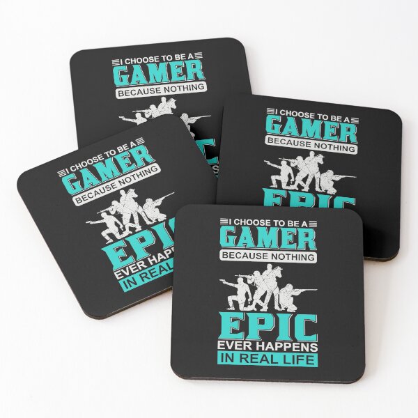 Item preview, I Choose To Be A Gamer Because Nothing Epic Happens In Real Life designed and sold by UglyBoyDesign.