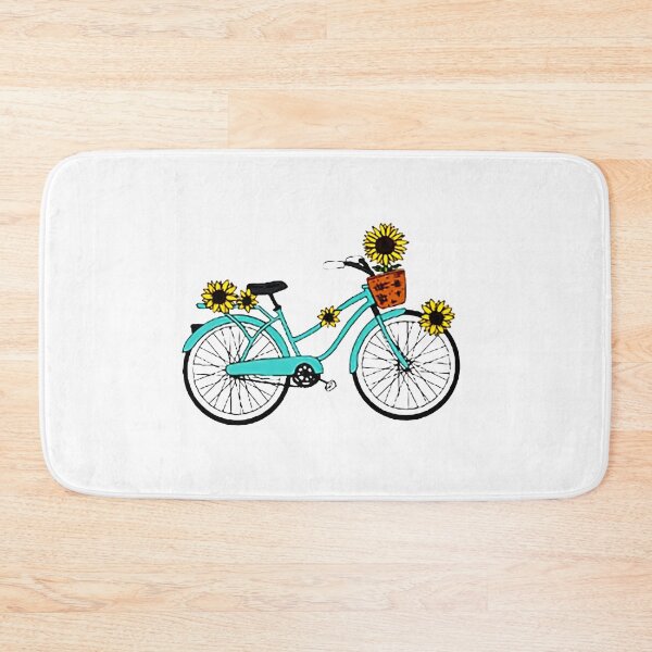 Item preview, Bicycle Flowers Love Cycle Old man with a bicycle Essential Gifts ,Gift Mom,Gift dad,Gift friend Funny Art Design Happy Apparel Essential Inspiration Joy Mood designed and sold by DesignByHeartUK.
