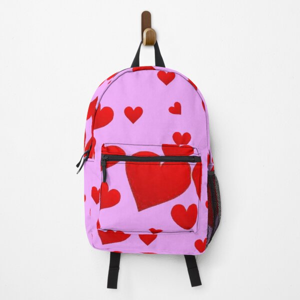 Item preview, VALENTINE RED HEARTS ABSTRACT PATTERNS PINK ART designed and sold by sharlesart.