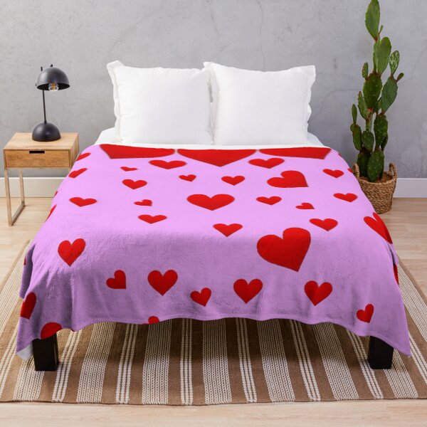 Item preview, VALENTINE RED HEARTS ABSTRACT PATTERNS PINK ART designed and sold by sharlesart.