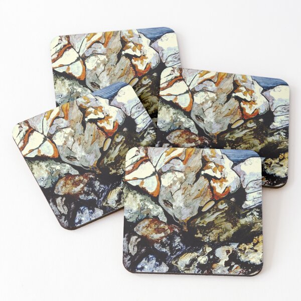 Item preview, Rock Cliff at Reid State Park, Georgetown, Maine with Atlantic in Background designed and sold by Jennifer Wadsworth.