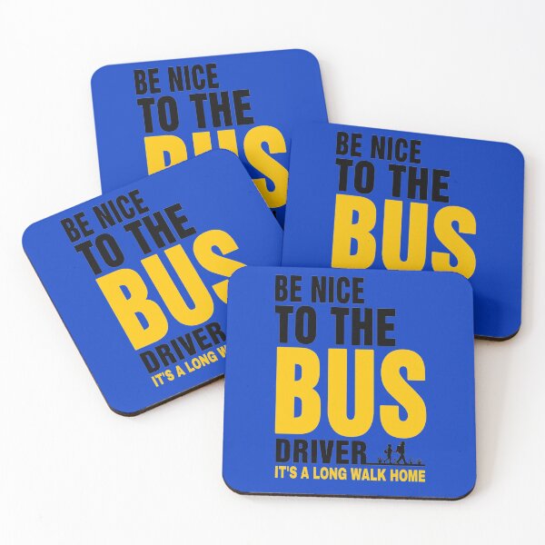 Item preview,  Be Nice To The Bus Driver It's A Long Walk Home T-shirt,Funny Bus Quote School Bus Cool For Omnibus Bus Driving, designed and sold by Djikou.