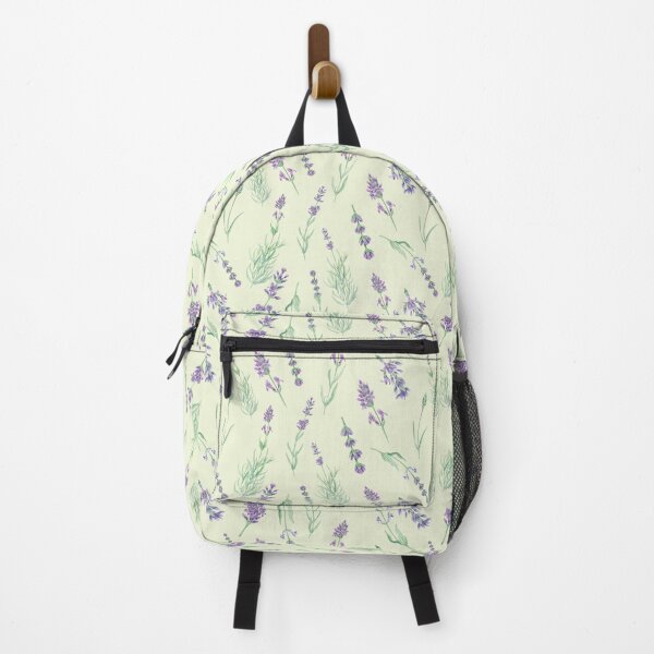 Item preview, Lavender Pattern Pale Yellow Background designed and sold by FirstwaterRuby.