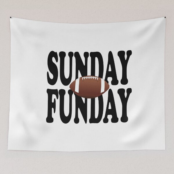 Item preview,  Sunday Funday Football Sport T-Shirt Short Sleeve Casual Letter Print Shirt Top designed and sold by Anoirshop ⭐⭐⭐⭐⭐.
