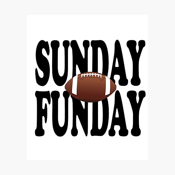 Item preview,  Sunday Funday Football Sport T-Shirt Short Sleeve Casual Letter Print Shirt Top designed and sold by Anoirshop ⭐⭐⭐⭐⭐.