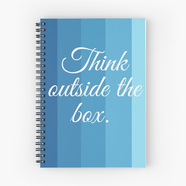 Item preview, Think outside the box. designed and sold by QuoteBoxx.
