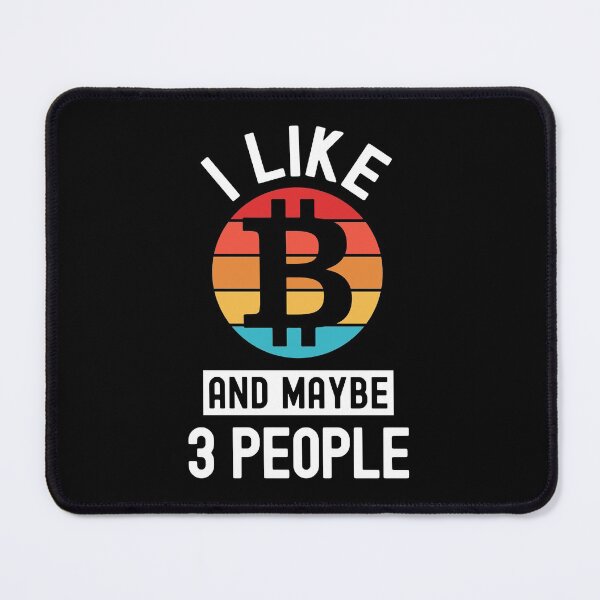 Artikelvorschau, Bitcoin Crypto, Bitcoin, Cryptocurrency, ich mag Bitcoin und mag vielleicht 3 Leute entworfen und verkauft von Cafecreative.