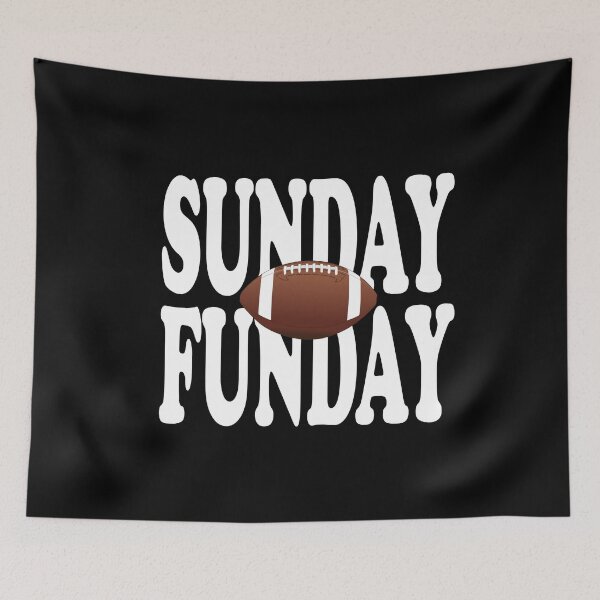 Item preview, Sunday Funday Football Sport T-Shirt Short Sleeve Casual Letter Print Shirt Top designed and sold by Anoirshop ⭐⭐⭐⭐⭐.
