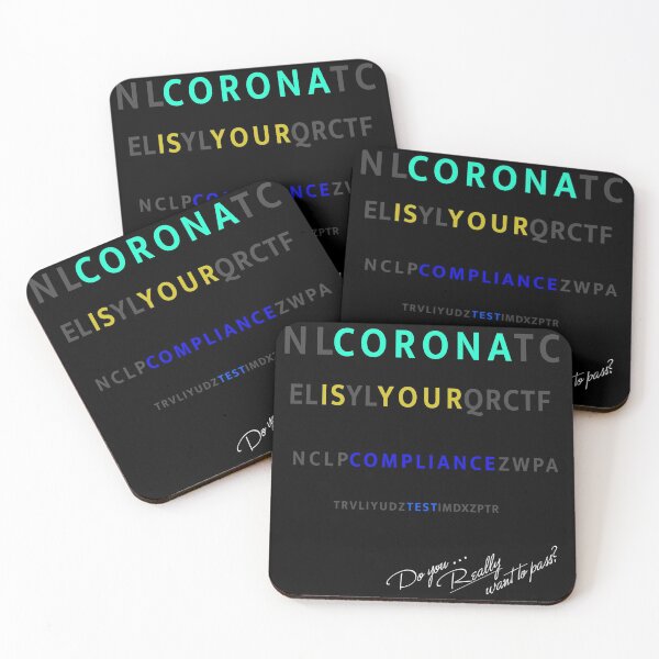 Item preview, Corona test  Covid protest shirt Black edition  designed and sold by SpArtk.