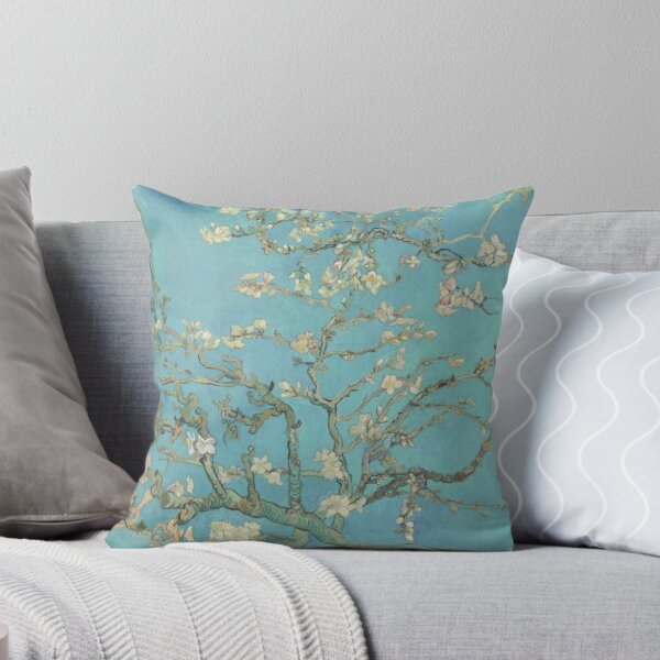 Almond Blossoms - Vincent van Gogh (1888) Throw Pillow