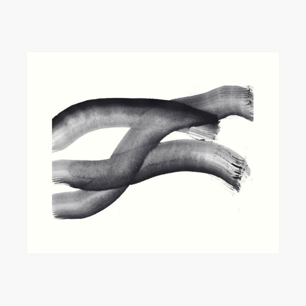 Item preview, ink explorations (207) - abstract black india ink painting designed and sold by expl-rations.