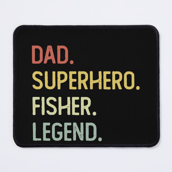 Aperçu de l'œuvre Dad superhero fisher legend créée et vendue par -MagicDesigns-.